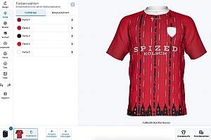 3D Trikot Konfigurator .
